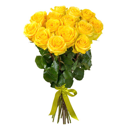 Букет жёлтых роз